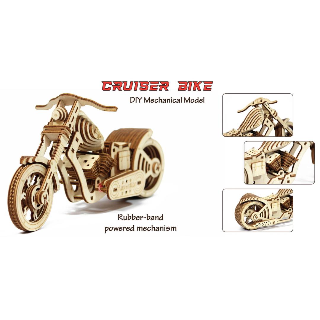 Cruiser Bike - DIY Mechanical Model (Prime Series) -Funvention - India - www.superherotoystore.com