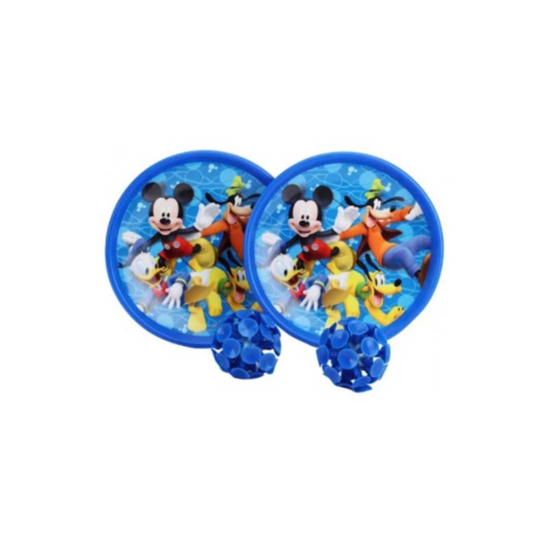 DISNEY MICKEY CATCH BALL SET (TWO BALL TWO PLATES) - BLUE By Mesuca -SAMEO - India - www.superherotoystore.com