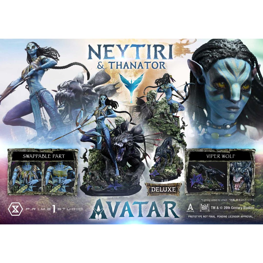 Avatar (Film) Neytiri & Thanator Bonus Version Statue By Prime1 Studios -Prime 1 Studio - India - www.superherotoystore.com