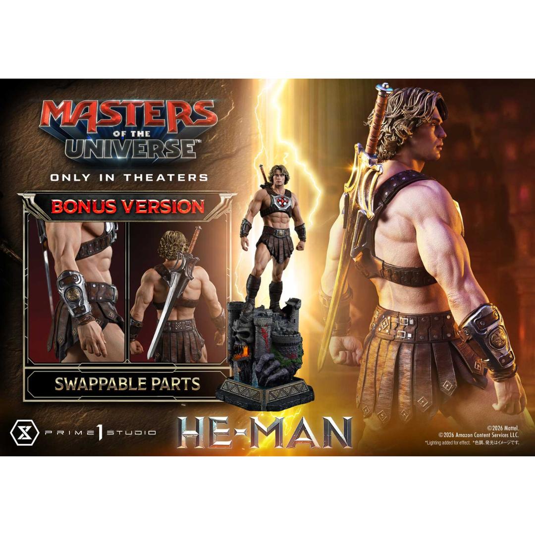 Masters Of The Universe (2026 Film) He-Man Deluxe Version Statue By Prime1 Studios -Prime 1 Studio - India - www.superherotoystore.com