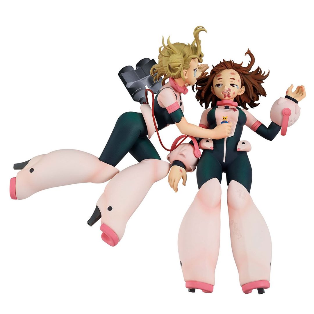 My Hero Academia Ochaco Uraraka Vs Himiko Toga On Top Of Happiness Ichibansho Revible Moment Statue -Ichibansho - India - www.superherotoystore.com