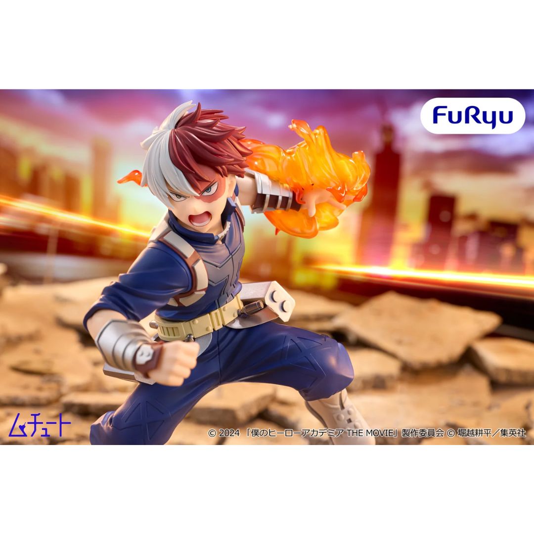 My Hero Academia The Movie Muchuuto Figure -Shoto Todoroki Statue By Furyu -Furyu - India - www.superherotoystore.com