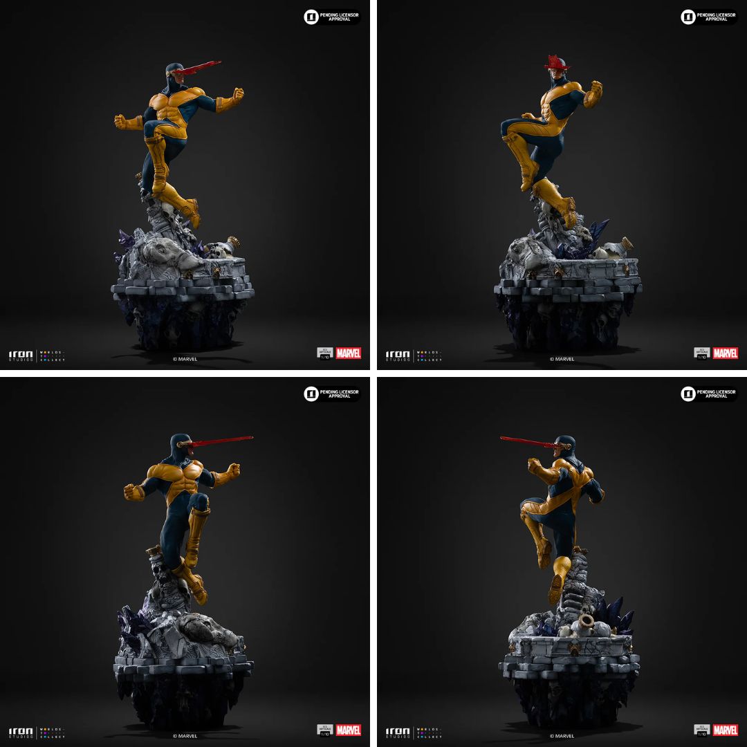 X-Men Cyclops Infinity Gauntlet Diorama  Bds Statue By Iron Studios