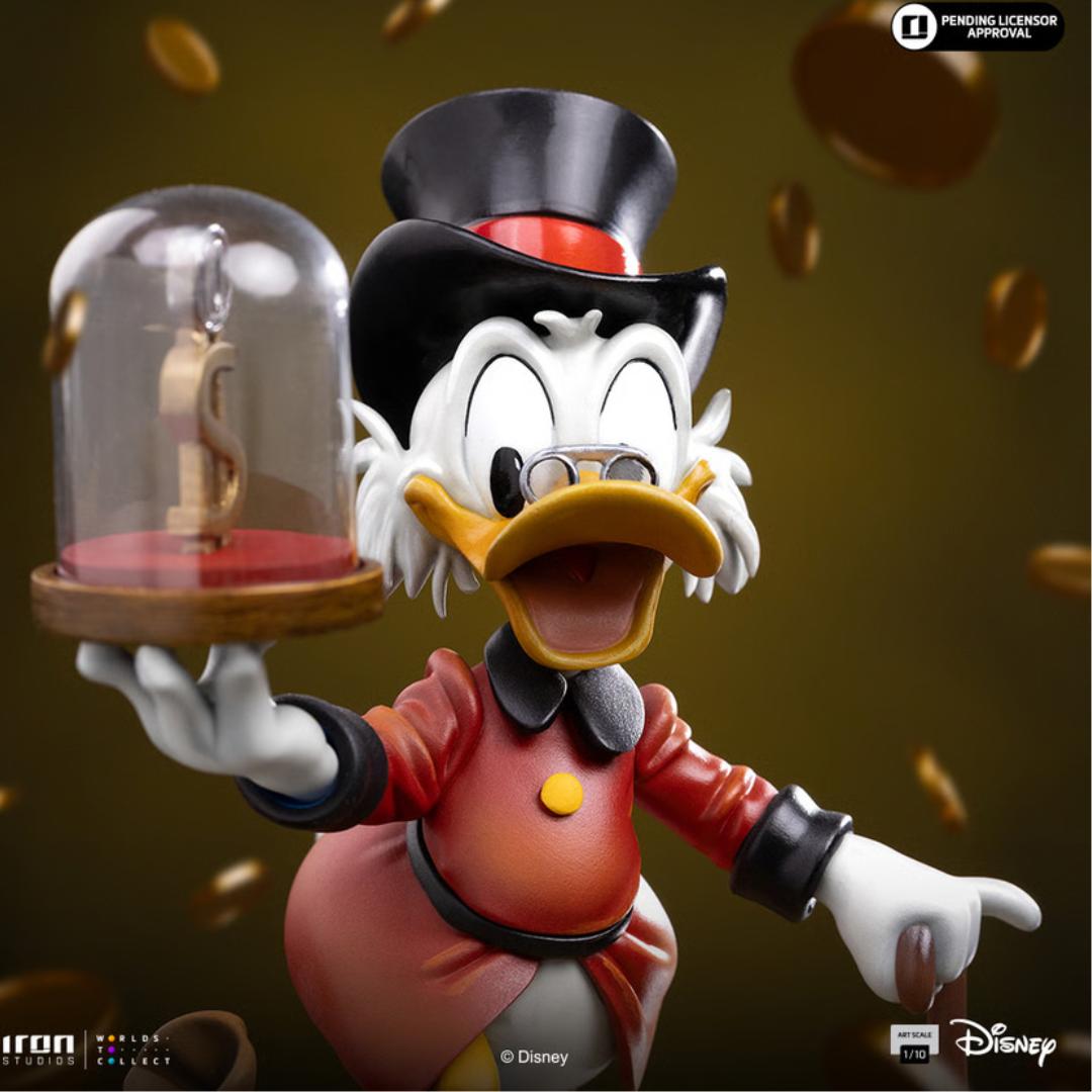 Ducktales Uncle Scrooge Mcduck Statue By Iron Studios