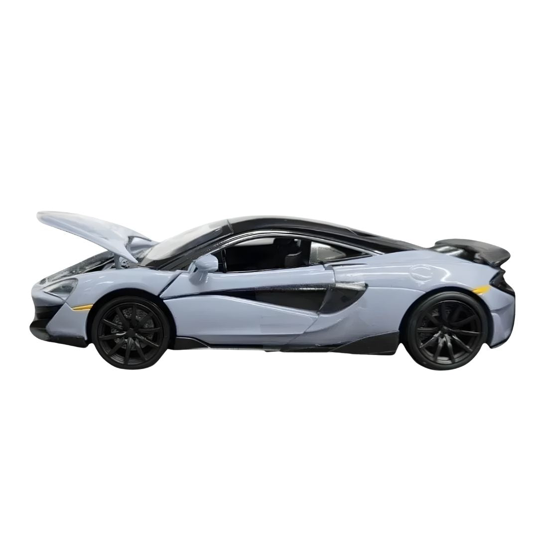 Grey MCLAREN 600LT 1:32 Scale Die-Cast car By RMZ