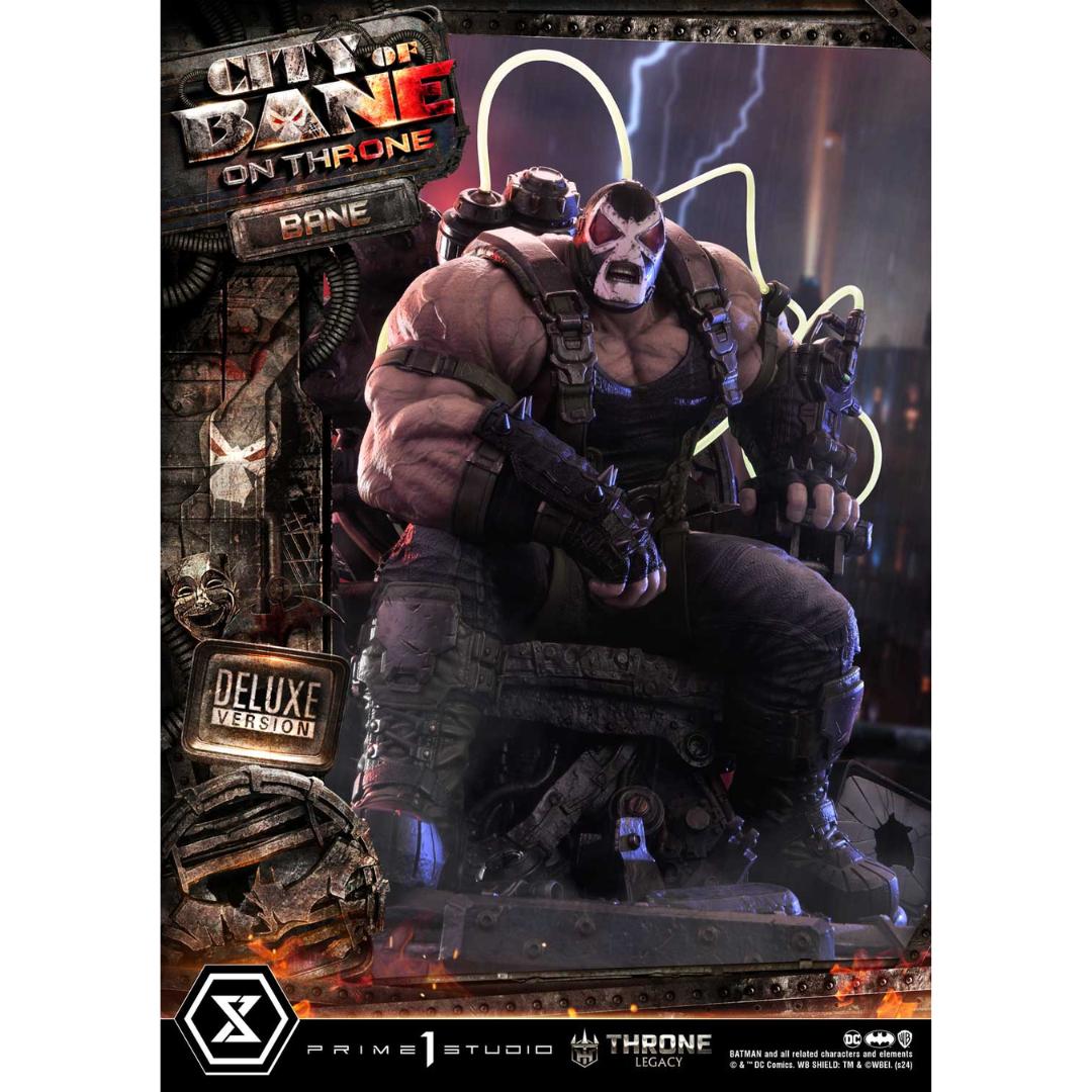 Batman (Comics) City of Bane Bane on Throne Statue (Concept design by Carlos D'Anda) Bonus Version by Prime1 Studios -Prime 1 Studio - India - www.superherotoystore.com