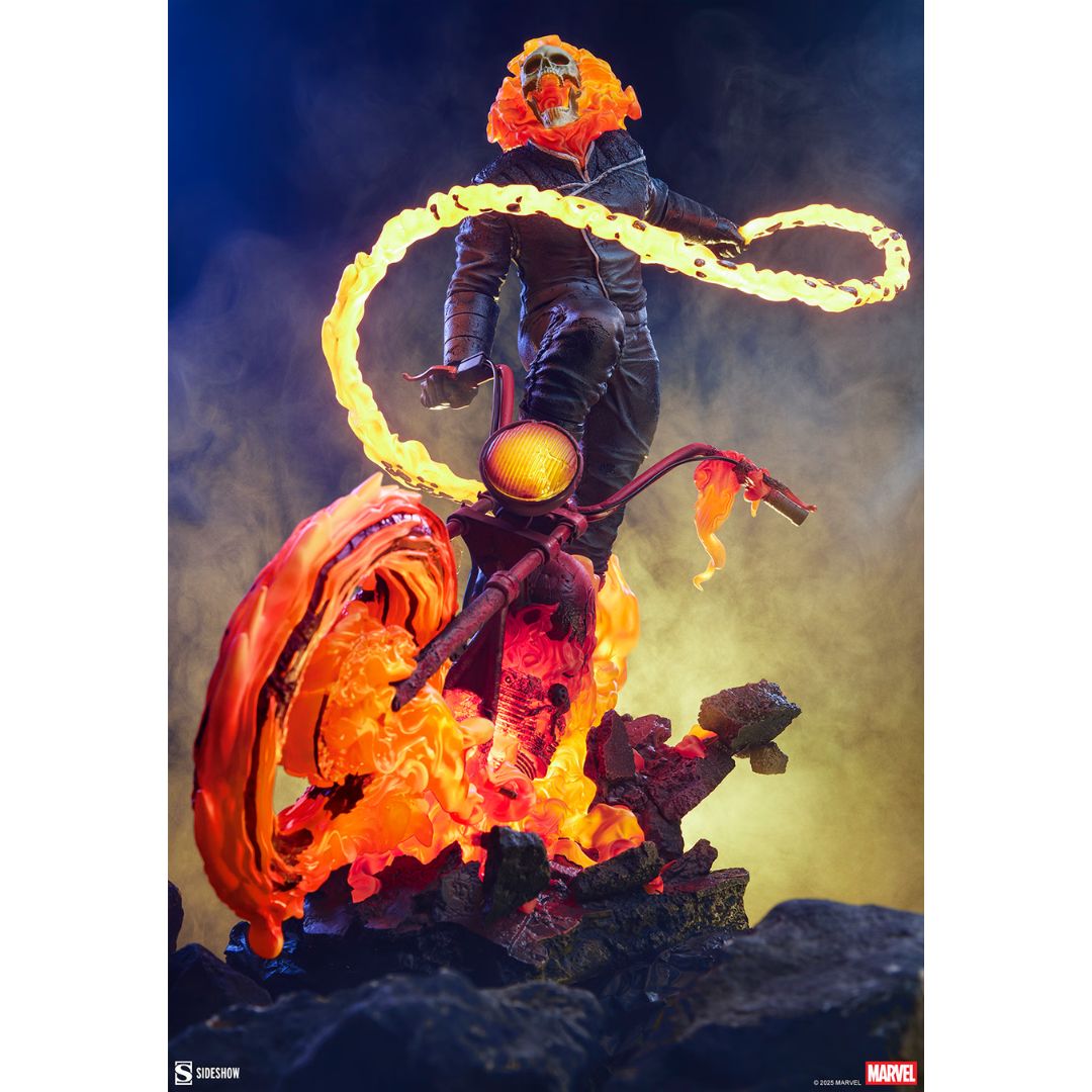 Ghost Rider (Classic Variant) Premium Format By Sideshow Collectibles -Sideshow Collectibles - India - www.superherotoystore.com