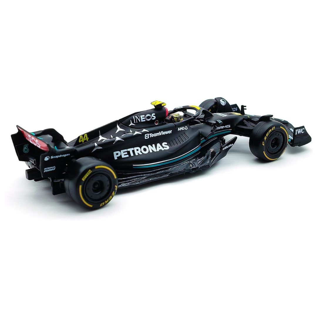 2023 Mercedes-AMG F1 W14 Lewis Hamilton Formula 1 1:24 Scale Die Cast Car with Pilot by Bburago -Bburago - India - www.superherotoystore.com