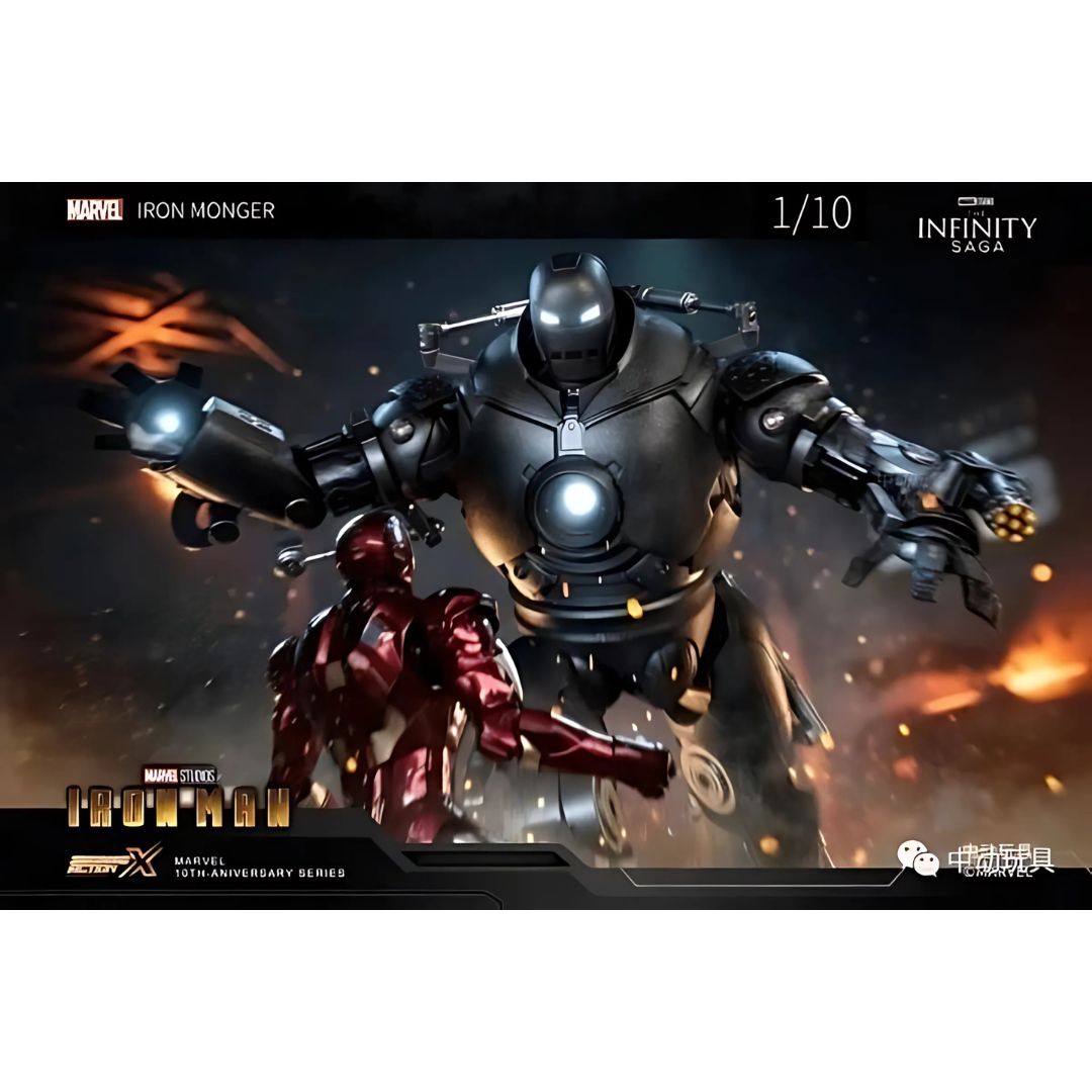 Iron Man Mk3& Iron Monger Setaction Figure By Zd Toys -ZD Toys - India - www.superherotoystore.com