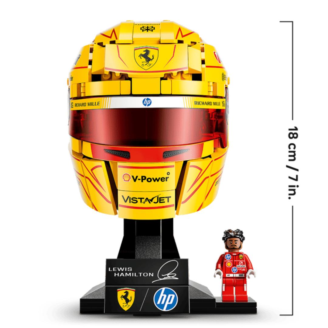 Scuderia Ferrari Hp Lewis Hamilton Helmet By Lego