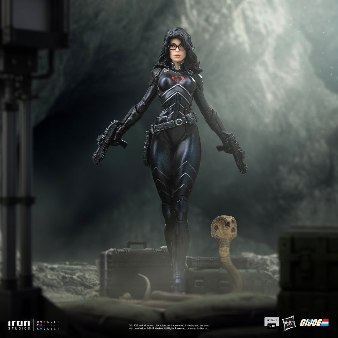 GIJOE Baroness Art Statue By Iron Studios