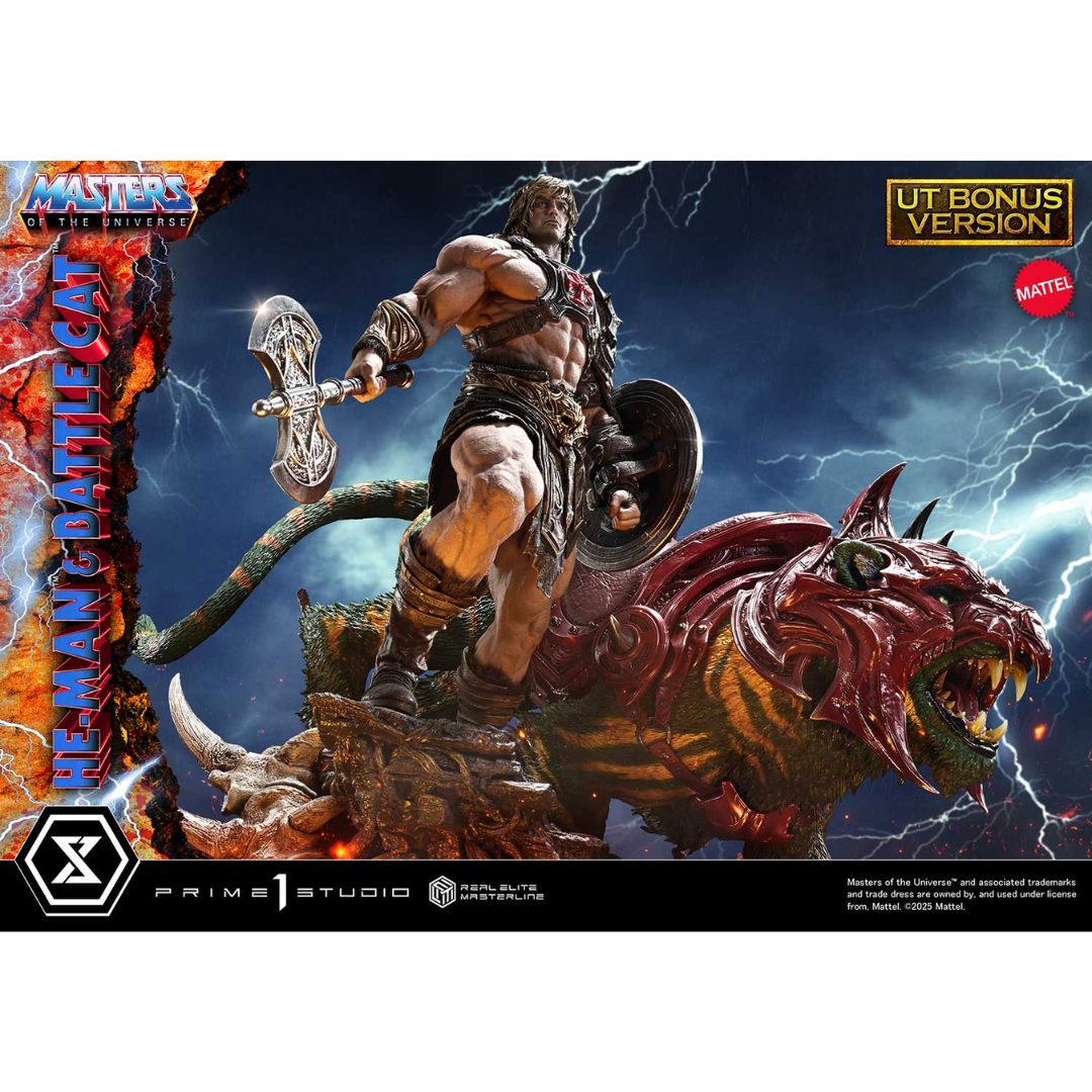 Masters Of The Universe He-Man & Battle Cat Statue By Prime1 Studios -Prime 1 Studio - India - www.superherotoystore.com