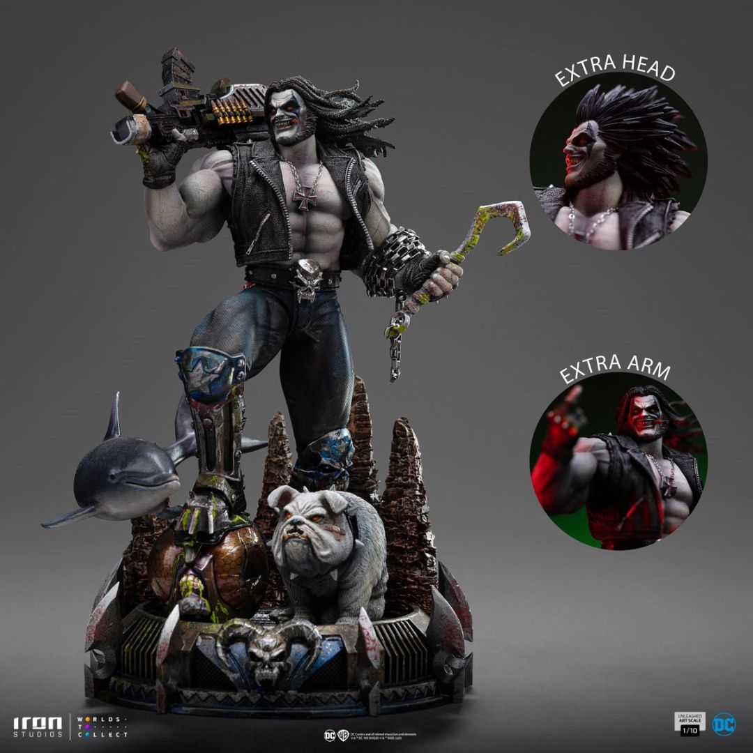 Lobo Unleashed Art Statue By Iron Studios -Iron Studios - India - www.superherotoystore.com