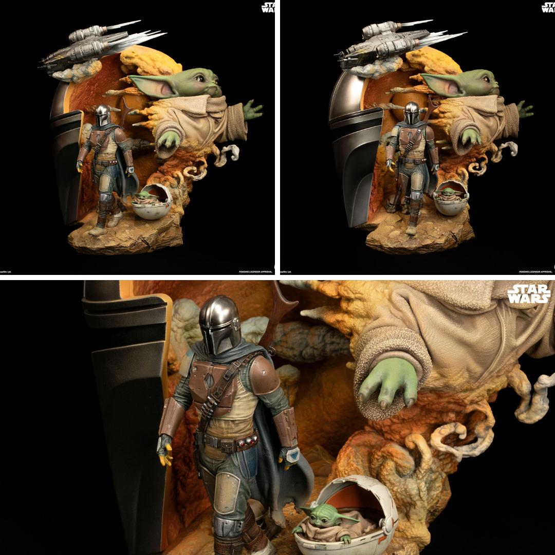 The Mandalorian Fine Art Statue By Pcs Collectibles -PCS Collectibles - India - www.superherotoystore.com