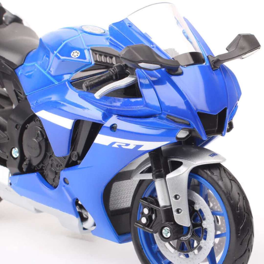 Blue YAMAHA YZF-R12021 MODEL Die-cast Bike By Maisto -Maisto - India - www.superherotoystore.com