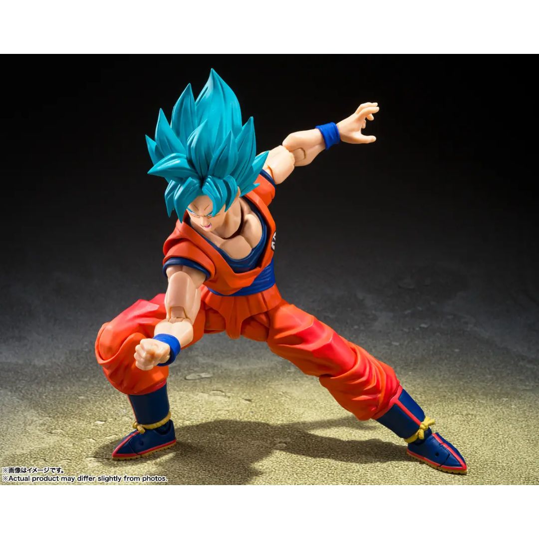 Dragon Ball Z Son Goku (Blue Power Transcending Limits) SHF By Tamashii Nations