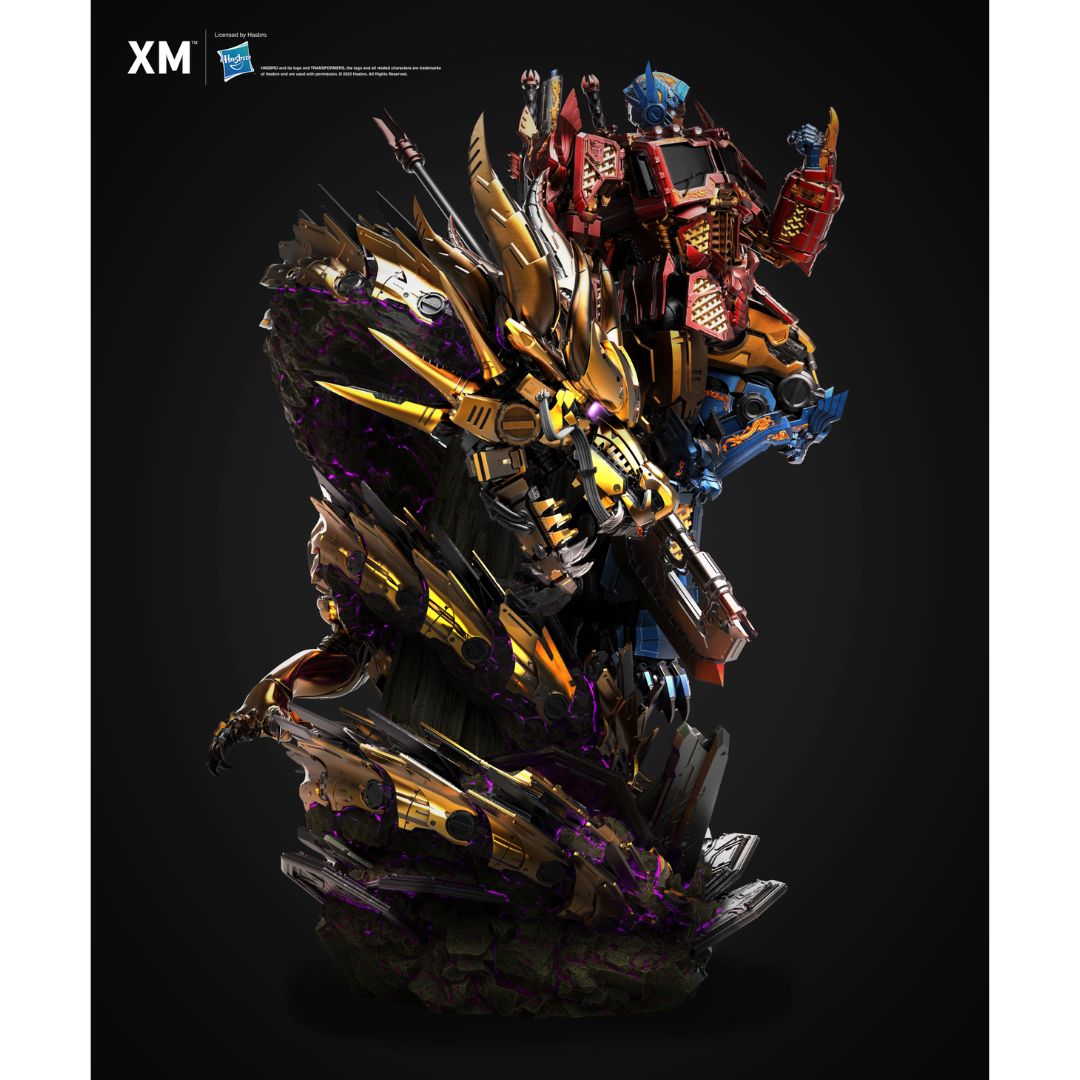Optimus Prime - Gold Dragon (Mythical Beasts Series) By Xm Studios