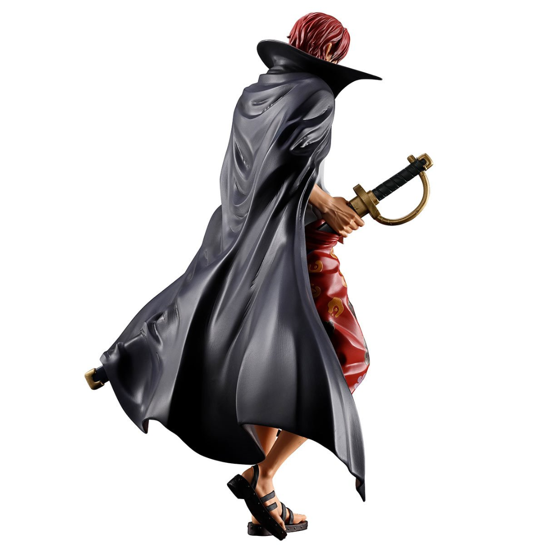 One Piece Shanks Red Hair Pirates Masterlise Expiece Ichibansho Statue By Bandai -Bandai - India - www.superherotoystore.com