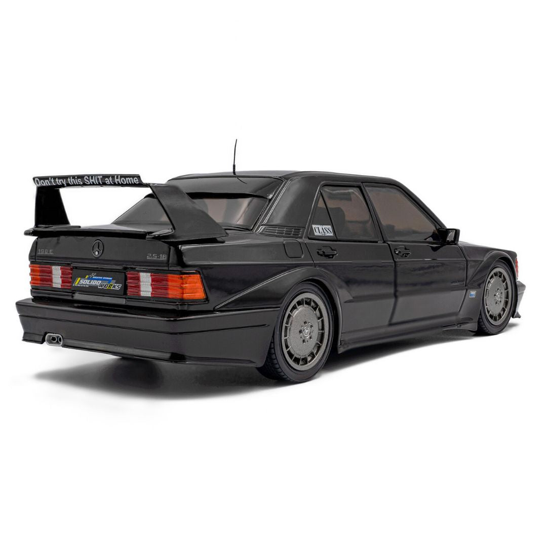 1:18 Mercedes-Benz 190 (W201) Evo Ii Solido Works Black 1990 By Solido