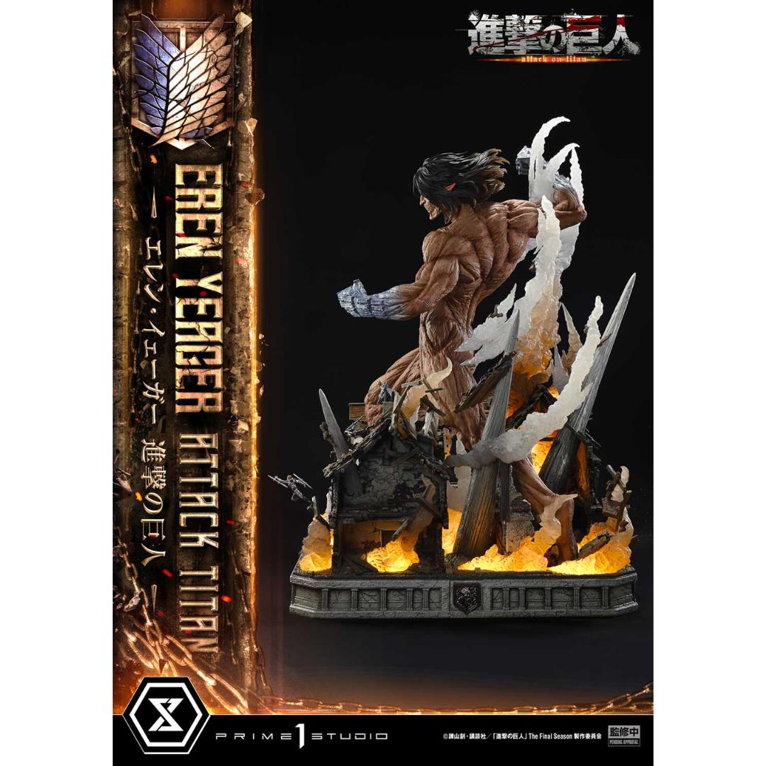 Tv Animation Attack On Titan Eren Yeager Statue By Prime1 Studios -Prime 1 Studio - India - www.superherotoystore.com