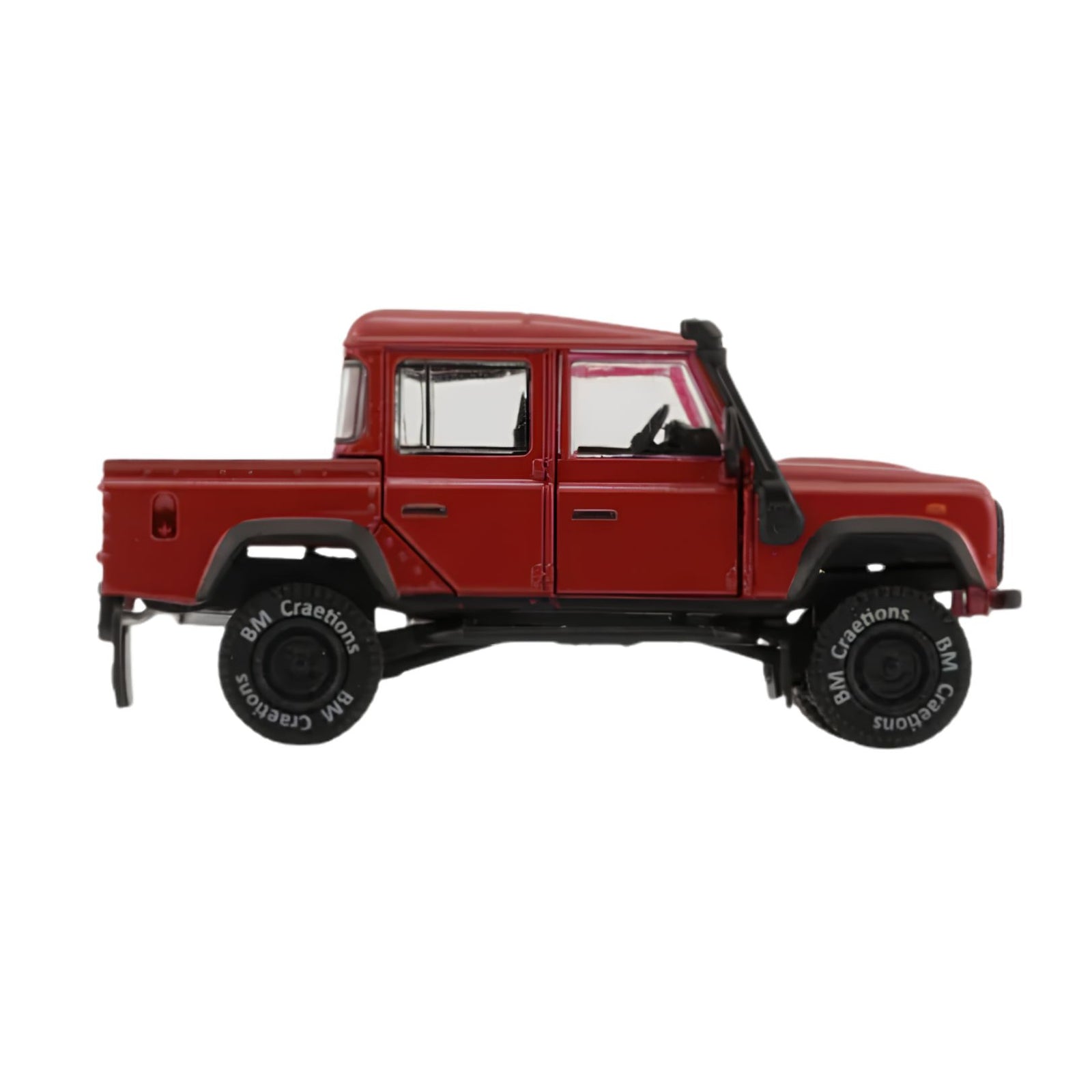 Land Rover 2016 Defender 110 Pick Up -Orange (Lhd) 1:64 Diecast Car By Bmc