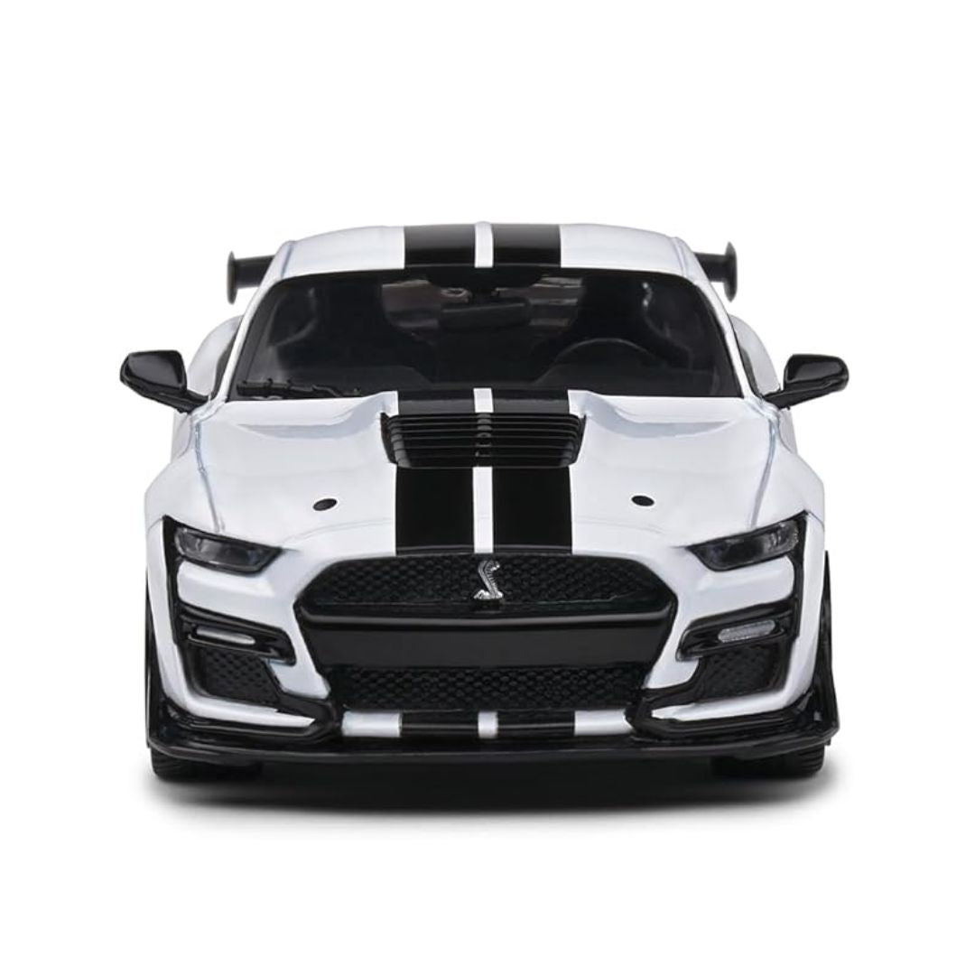 2020 White Shelby Mustang GT500 1:43 Scale Die-Cast Car by Solido -Solido - India - www.superherotoystore.com