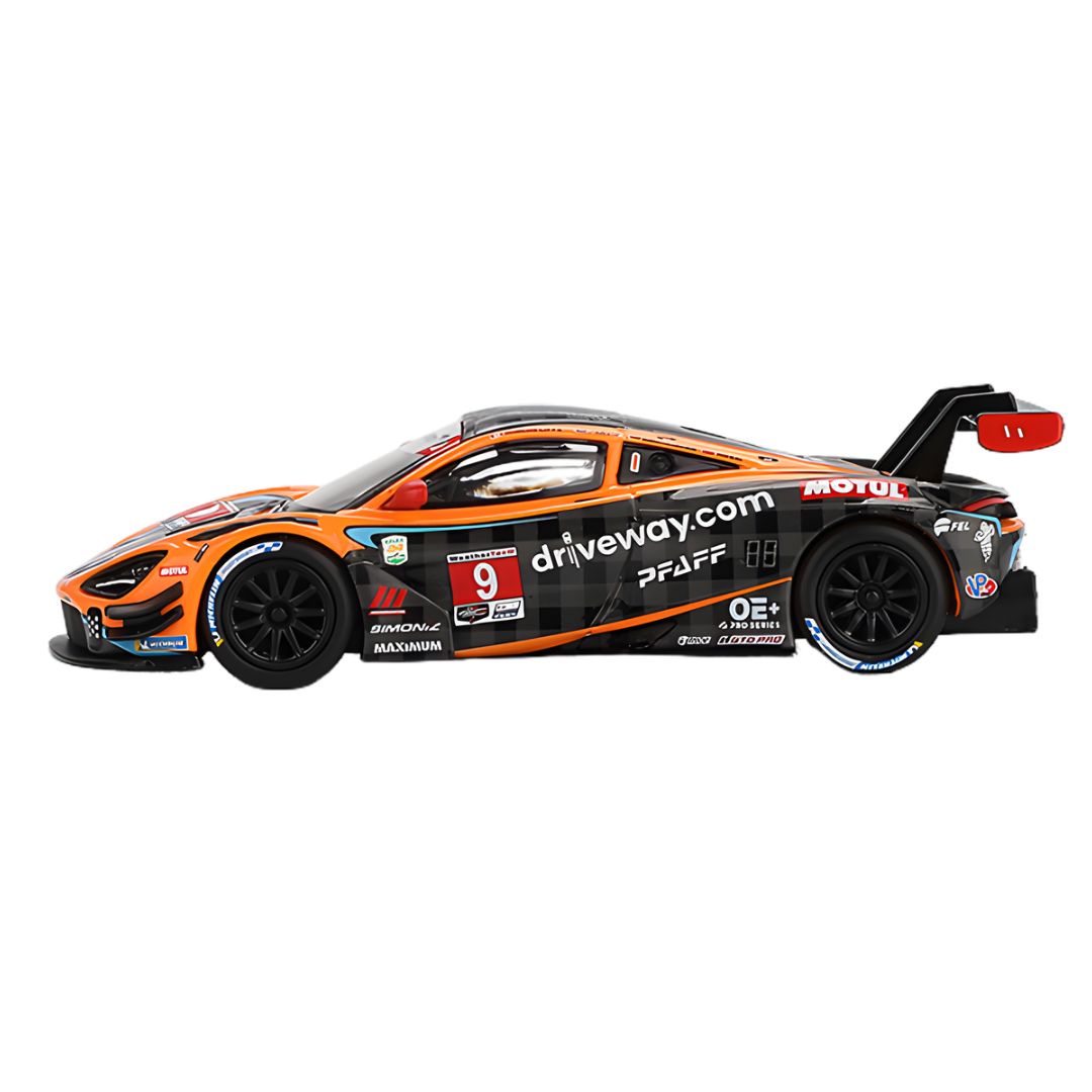 McLaren 720S GT3 Evo Pfaff Motorsports 2024 IMSA Daytona 24 Hrs 1:64 Scale Die-Cast Car By MiniGT