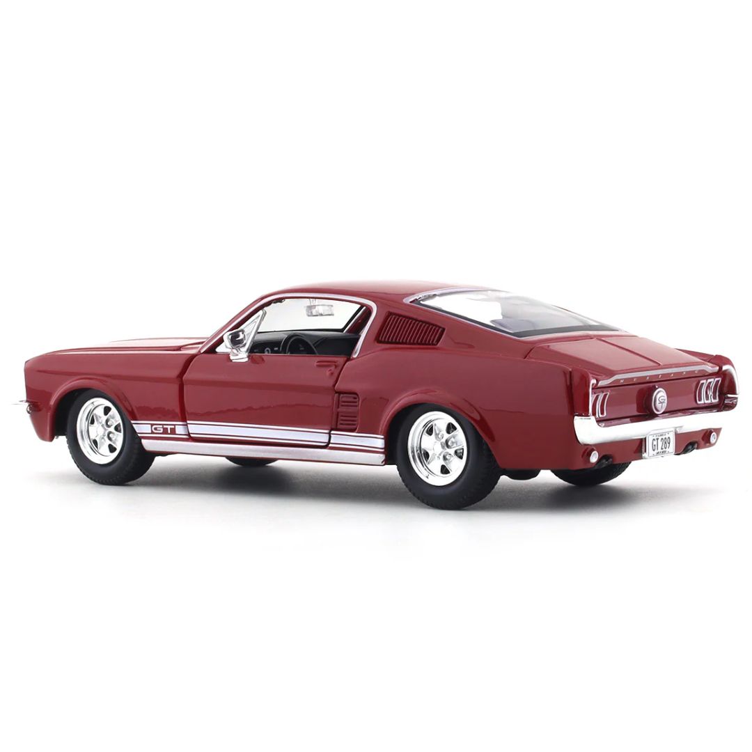 1967 Red Ford Mustang GT 1:24 Scale Die-Cast Car by Maisto -Solido - India - www.superherotoystore.com