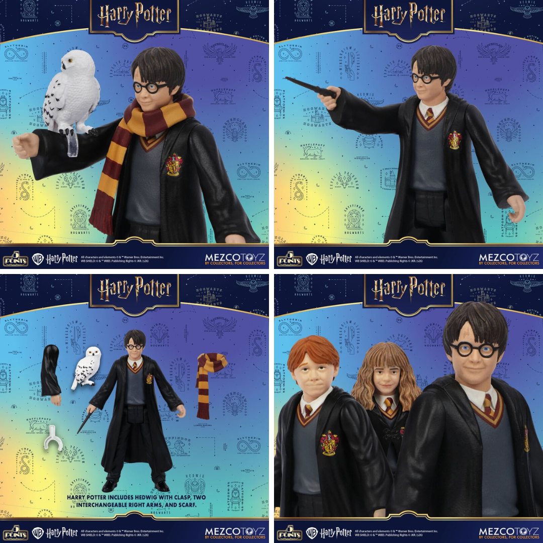 Harry Potter Series 1 Action Figure 20Pc Assortment By Mezco Toys -Mezco Toys - India - www.superherotoystore.com