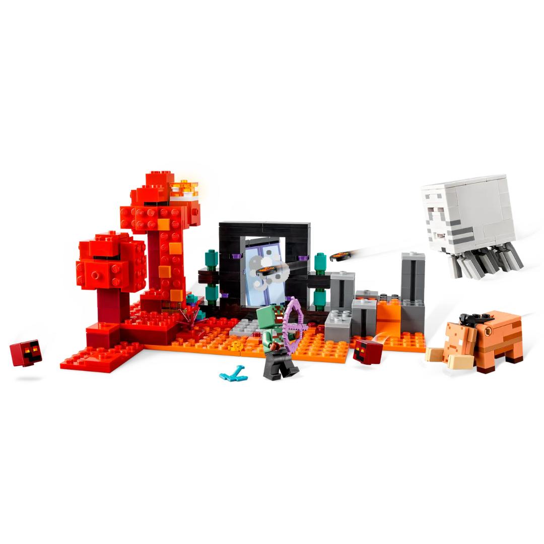 Lego Minecraft The Nether Portal Ambush -Lego - India - www.superherotoystore.com