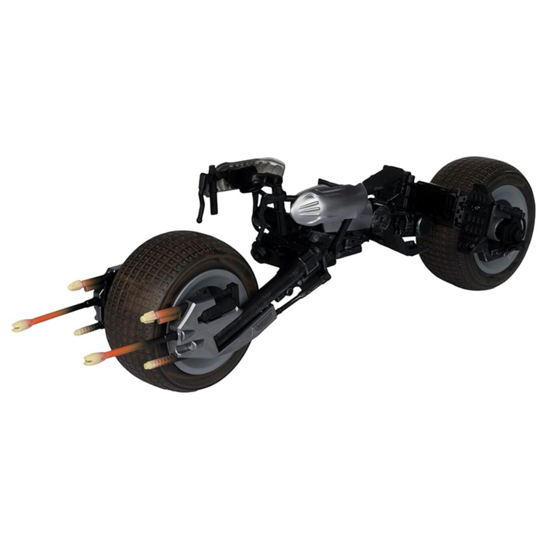 Batpod With Batman (The Dark Knight) DC Multiverse By Mcfarlane Toys -McFarlane Toys - India - www.superherotoystore.com