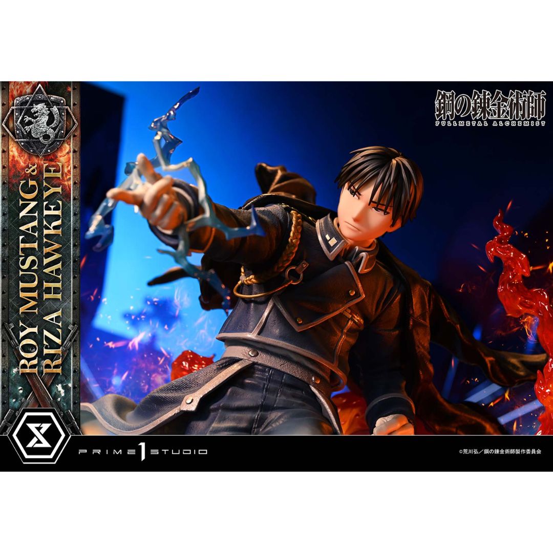 Fullmetal Alchemist Roy Mustang & Riza Hawkeye Dx Regular Version statue By Prime1 Studios -Prime 1 Studio - India - www.superherotoystore.com