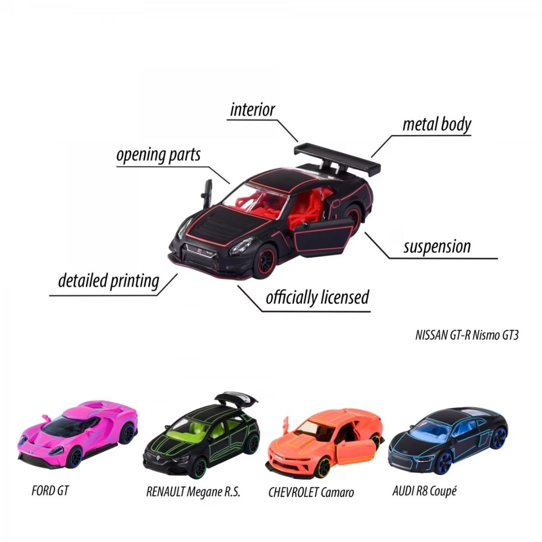 Light Racer 5 Pieces 1:64 Scale Die-Cast Giftpack by Majorette -Majorette - India - www.superherotoystore.com