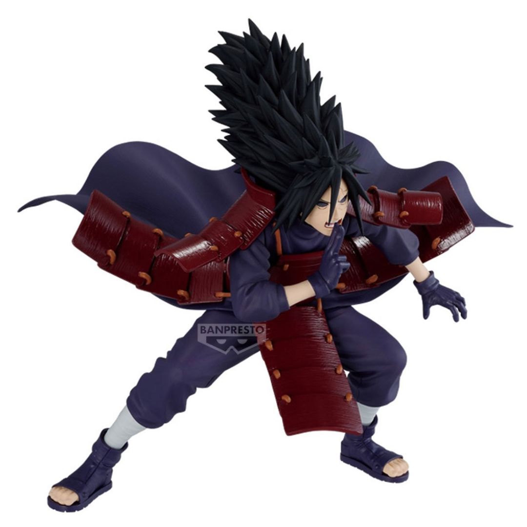 Naruto Shippuden Vibration Stars - Hashirama Senju & Madara Uchiha - B Madara Uchiha Figure by Banpresto -Banpresto - India - www.superherotoystore.com