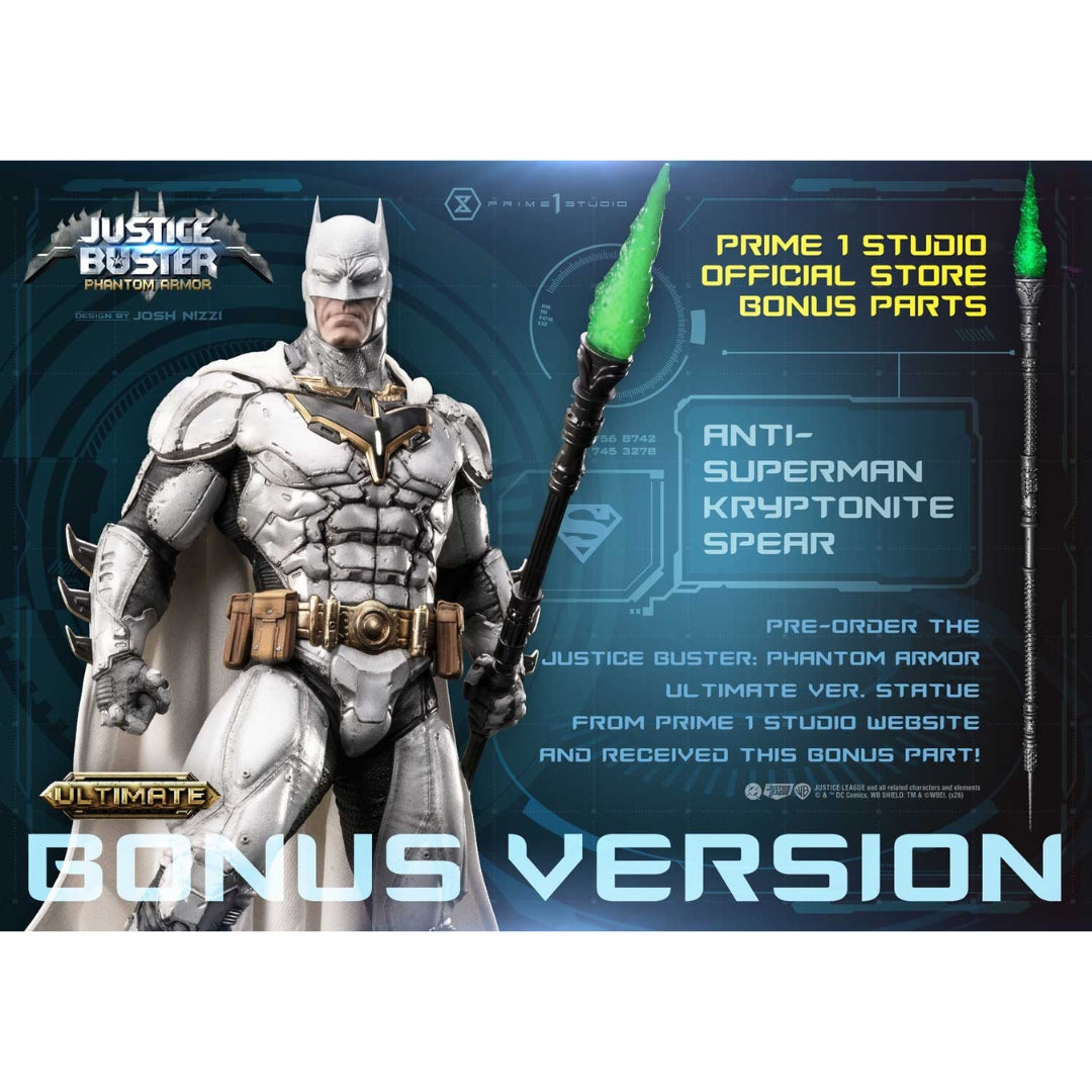 Justice League (Comics) Justice Buster: Phantom Armor Statue By Prime1 Studios -Prime 1 Studio - India - www.superherotoystore.com
