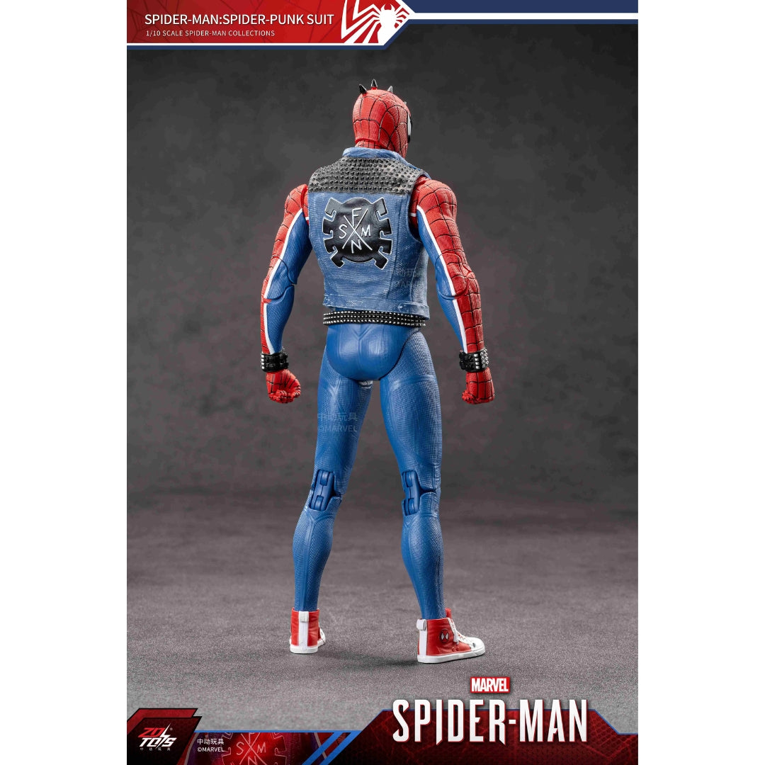 Spider-Man: Spider-Punk Suit Action Figure By Zd Toys