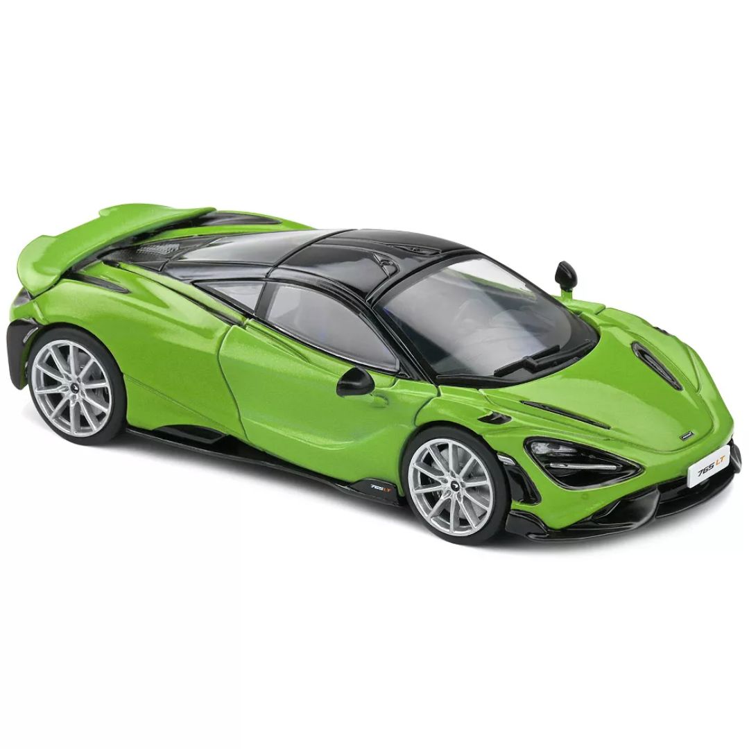 Green MCLAREN 765 LT  1:43 Scale die-cast car by Solido -Solido - India - www.superherotoystore.com