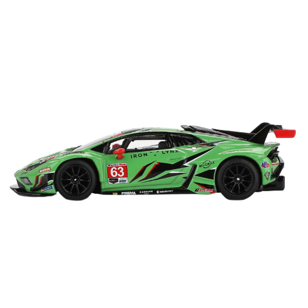 Lamborghini Huracán Gt3 Evo2 #63 Iron Lynx Imsa 2023 Daytona 24 Hrs 1:64 Scale Die-Cast Car By Mini Gt -Mini GT - India - www.superherotoystore.com