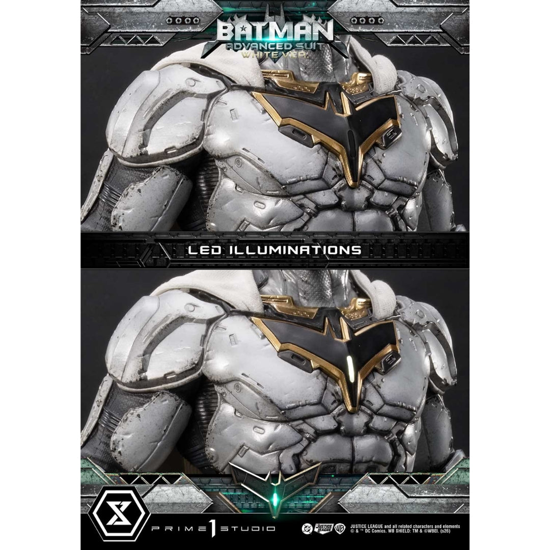 Justice League (Comics) Batman Advanced Suit White Version Statue By Prime1 Studios