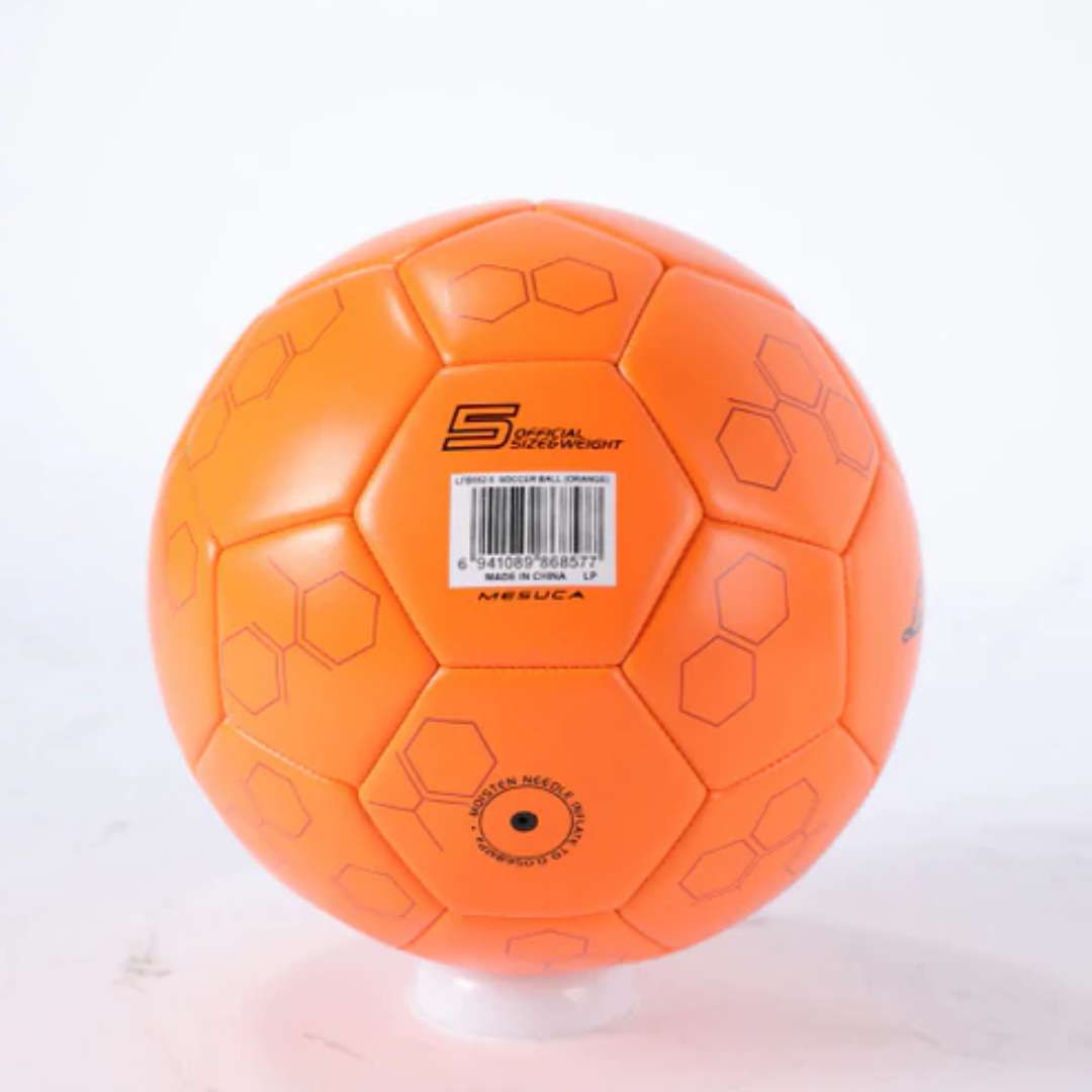 LAMBORGHINI PVC SOCCER BALL MACHINE STITCHED- ORANGE Size 5 by Mesuca -Mesuca - India - www.superherotoystore.com