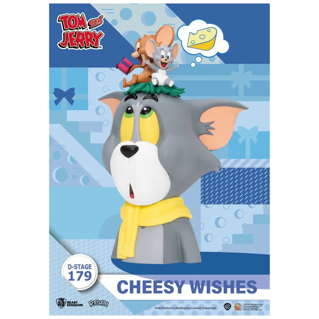 Tom And Jerry Cheesy Wishes Ds-179 D-Stage Statue By Beast Kingdom