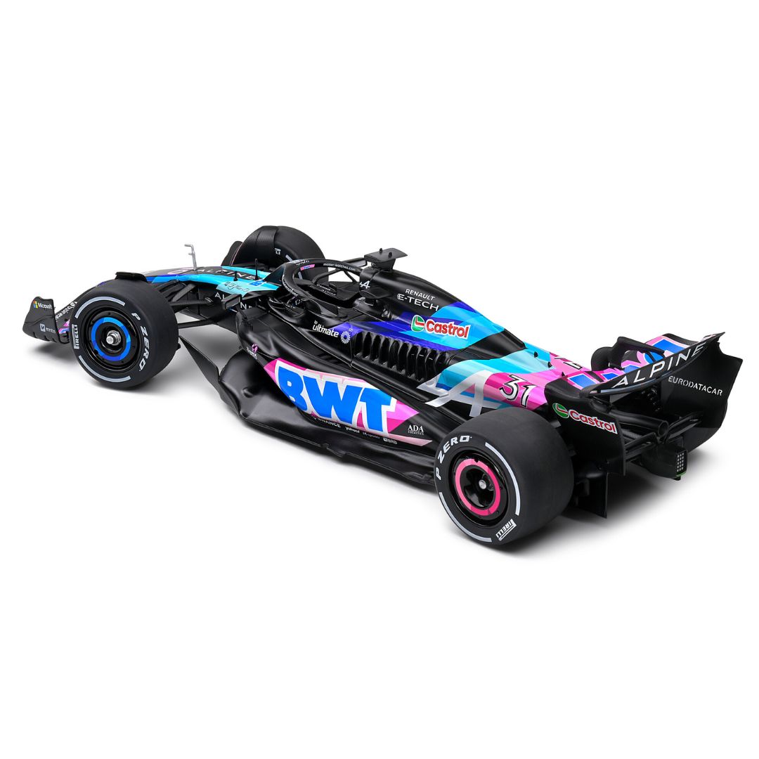 1:18 Alpine A524 Presentation Blue E.Ocon 2024 By Solido
