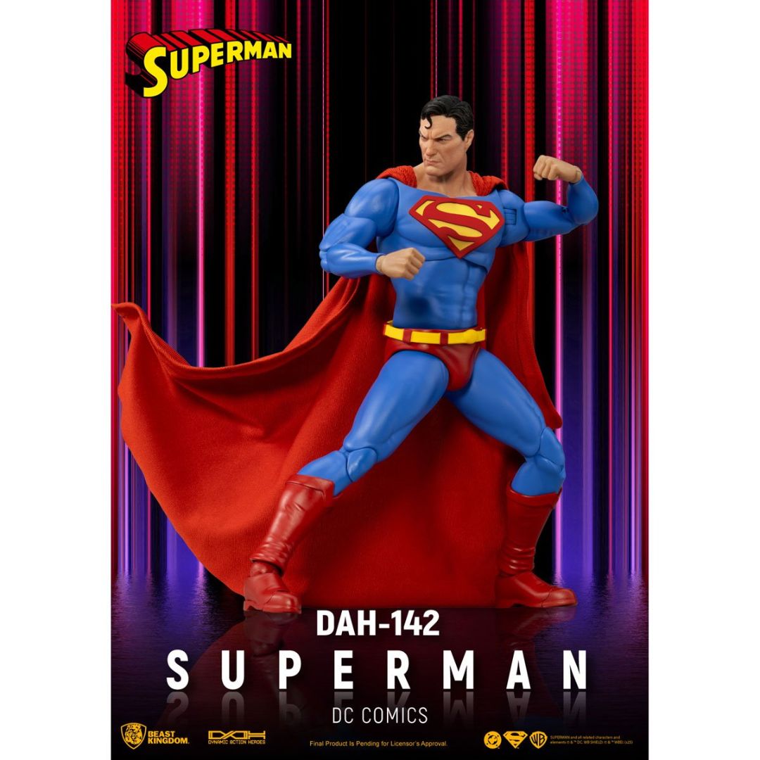 Dc Comics Superman Dynamic 8-Ction Heroes Action Figure By Beast Kingdom -Beast Kingdom - India - www.superherotoystore.com