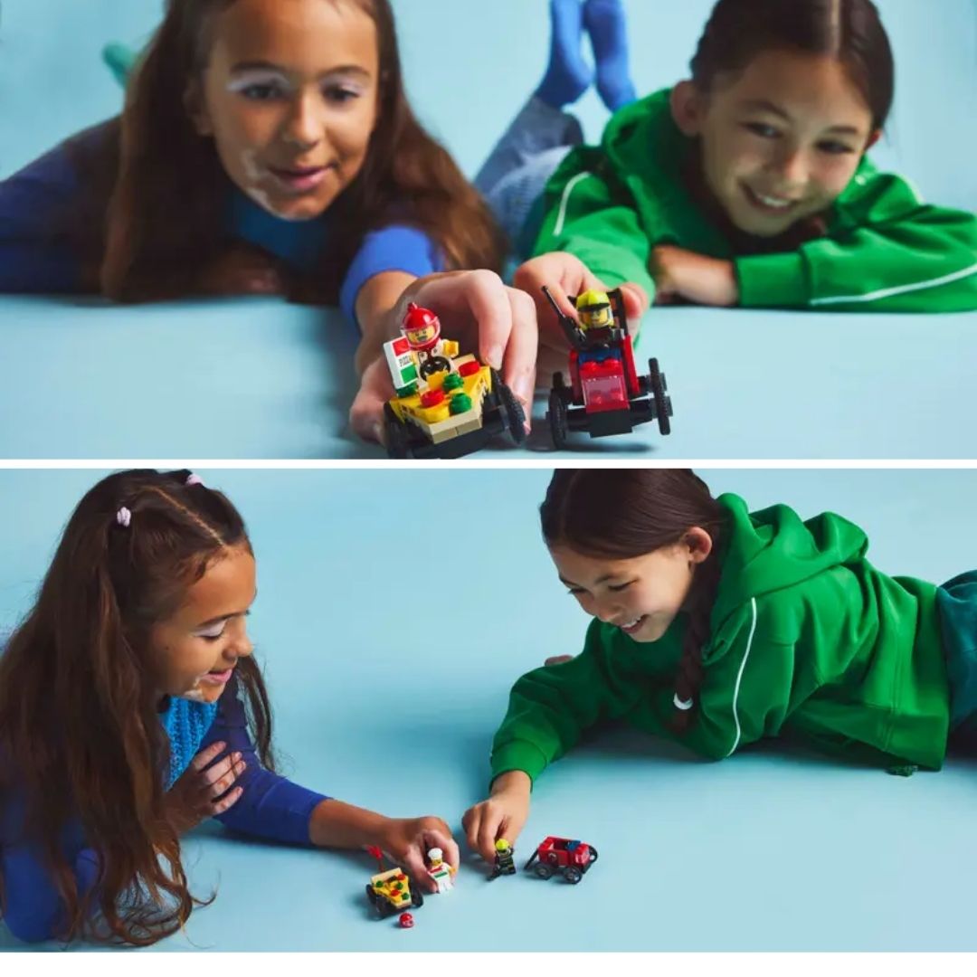 Pizza Vs. Fire Truck Race Car Pack Lego City By Lego -Lego - India - www.superherotoystore.com