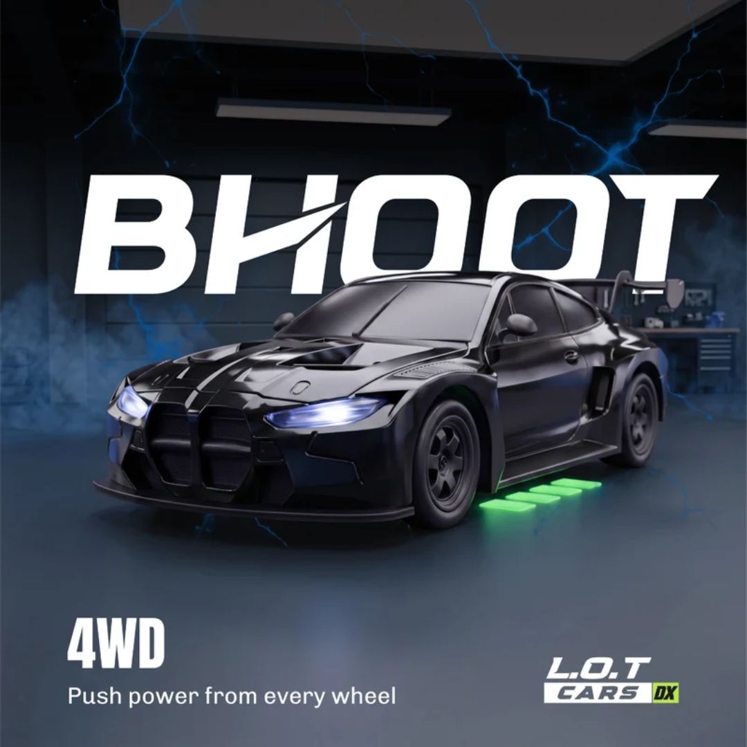 Bhoot - 1:24 Remote Control Drifter Black Car By Legend Of Toys -Legend Of Toys - India - www.superherotoystore.com
