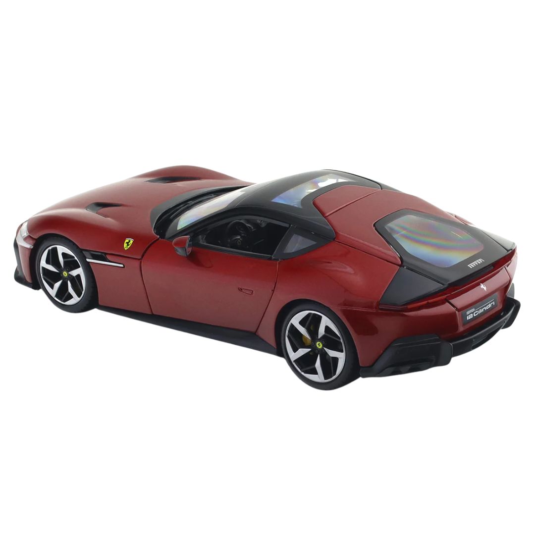 Red Ferrari 12Cilindri in Hard Case 1:24 Scale Die-Cast Car by Bburago
