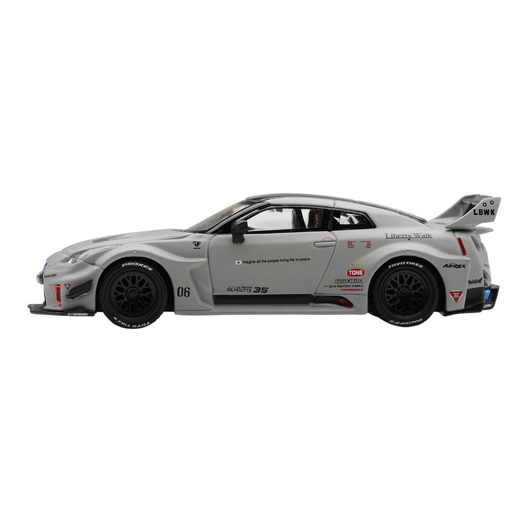 Nissan Lb-Silhouette Works Gt 35Gt-Rr Ver.1 Matt Grey By Mini Gt -Mini GT - India - www.superherotoystore.com