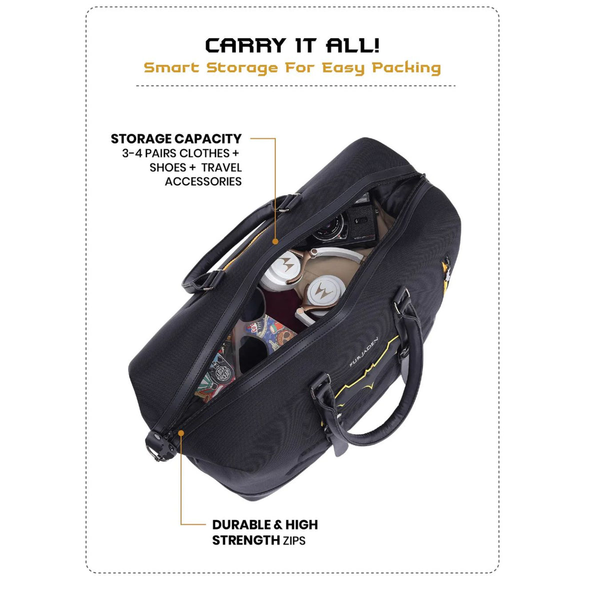 The Caped Crusader Duffle By Fur Jaden