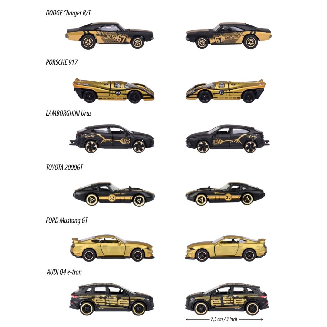 Limited Edition 6 Diecast Cars Assortment By Majorette