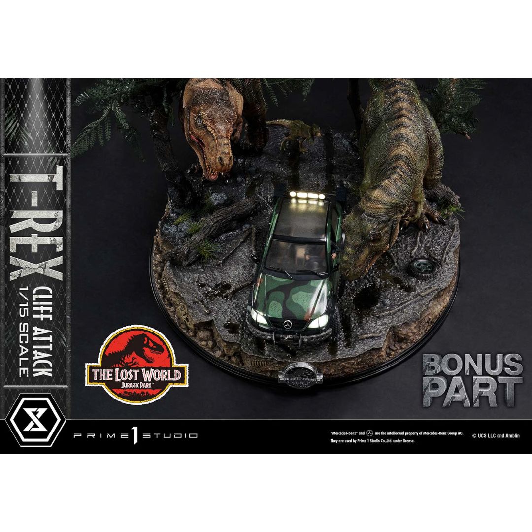 T-Rex Cliff Attack (Bonus Version) Statue By Prime1 Studios -Prime 1 Studio - India - www.superherotoystore.com